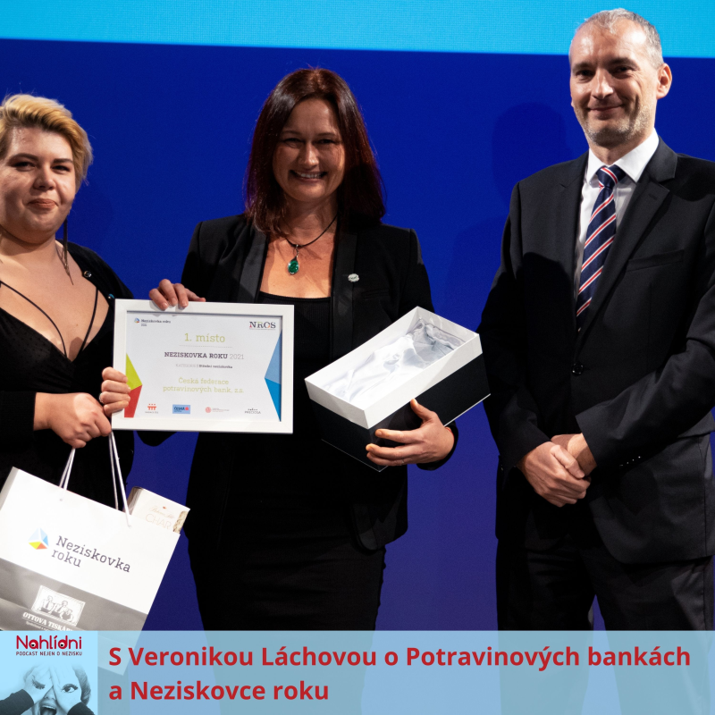 Obrázek epizody S Veronikou Láchovou o Potravinových bankách a Neziskovce roku