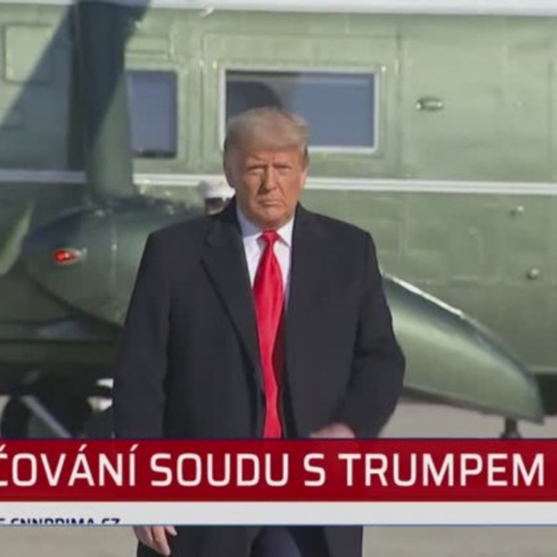 Obrázek epizody Pokračování soudu s Trumpem (zdroj- CNN Prima NEWS)
