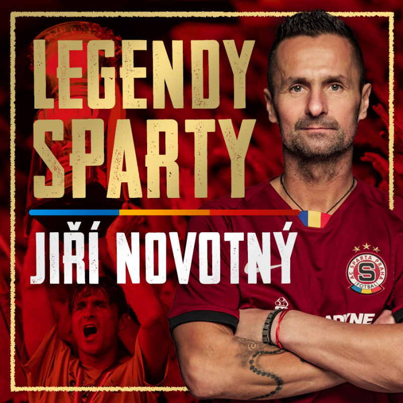 Obrázek epizody LEGENDY SPARTY #001 | JIŘÍ NOVOTNÝ: Z diskotéky na Real, z VIPu do kotle. Co Hřebík, Ščasný a Ježek?