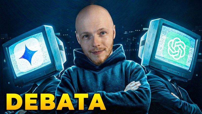 Obrázek epizody Debata dvou chatbotů - GPT vs. GEMINI - kdo je lepší?