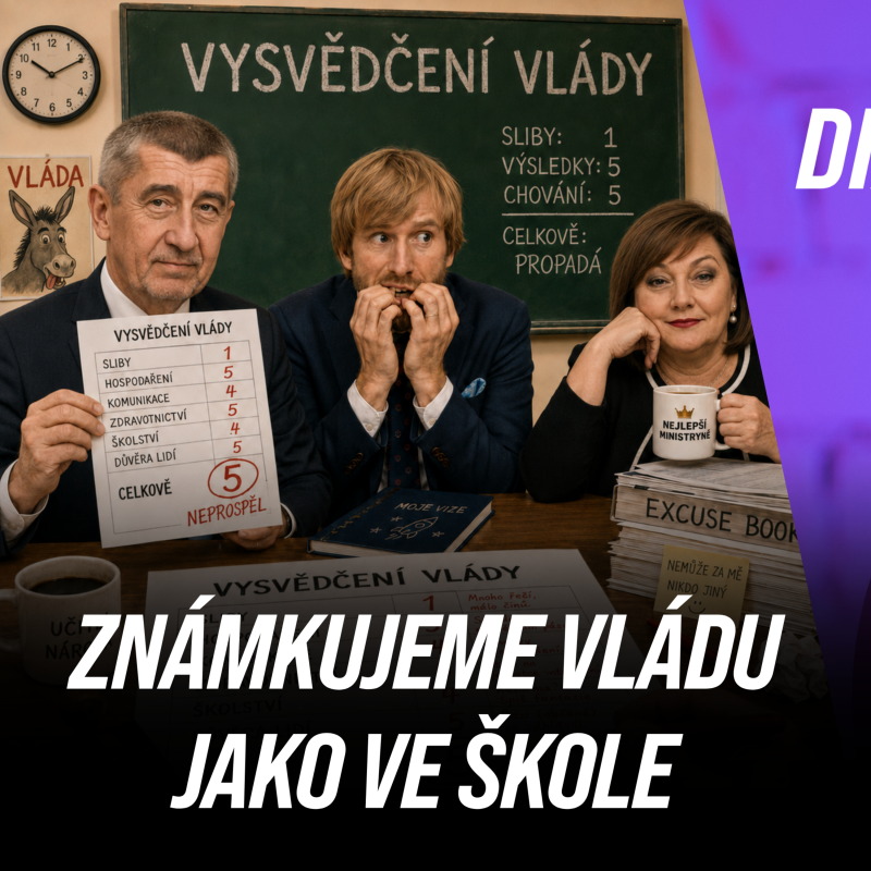 Obrázek epizody #7 SPECIÁL Vendula Svobodová: Známkujeme vládu jako ve škole.