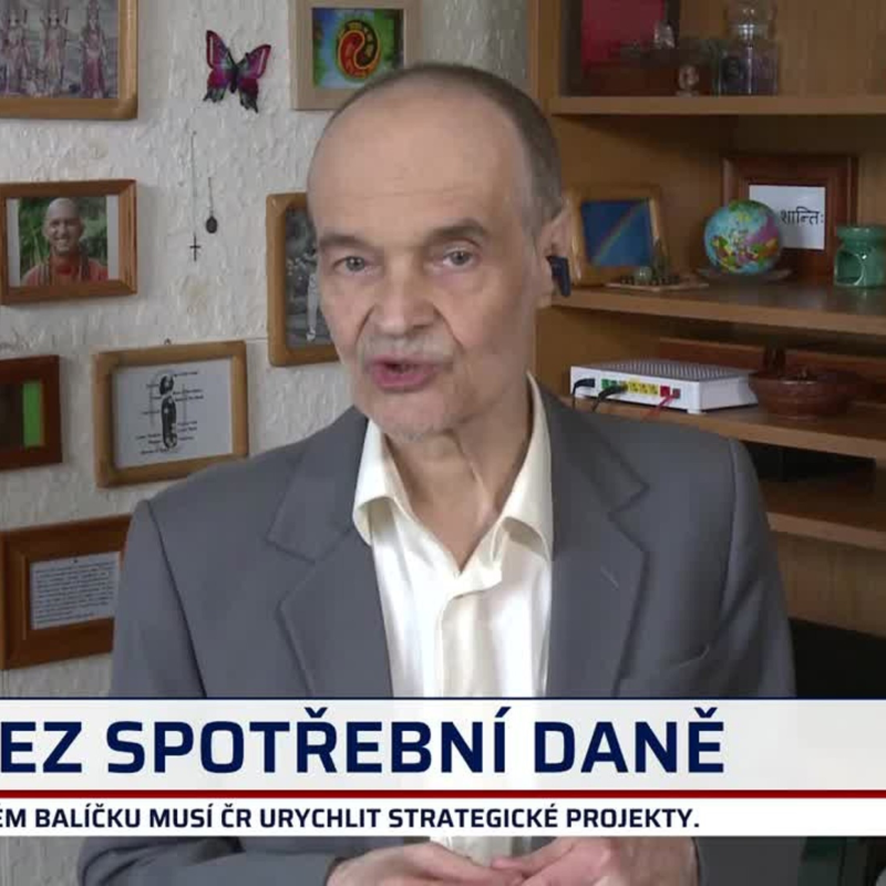 Obrázek epizody K věci 26. 5.: Ministr Válek nedával při studiu pozor, rýpnul si Nešpor. Naštval ho výrok o alkoholu a daních
