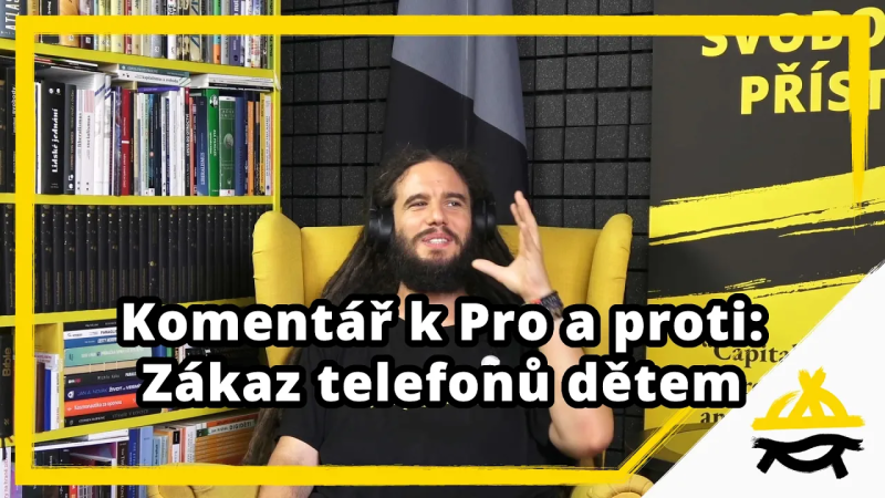 Obrázek epizody Studio Svobodného přístavu: Komentář k Pro a proti o zákazu telefonů dětem