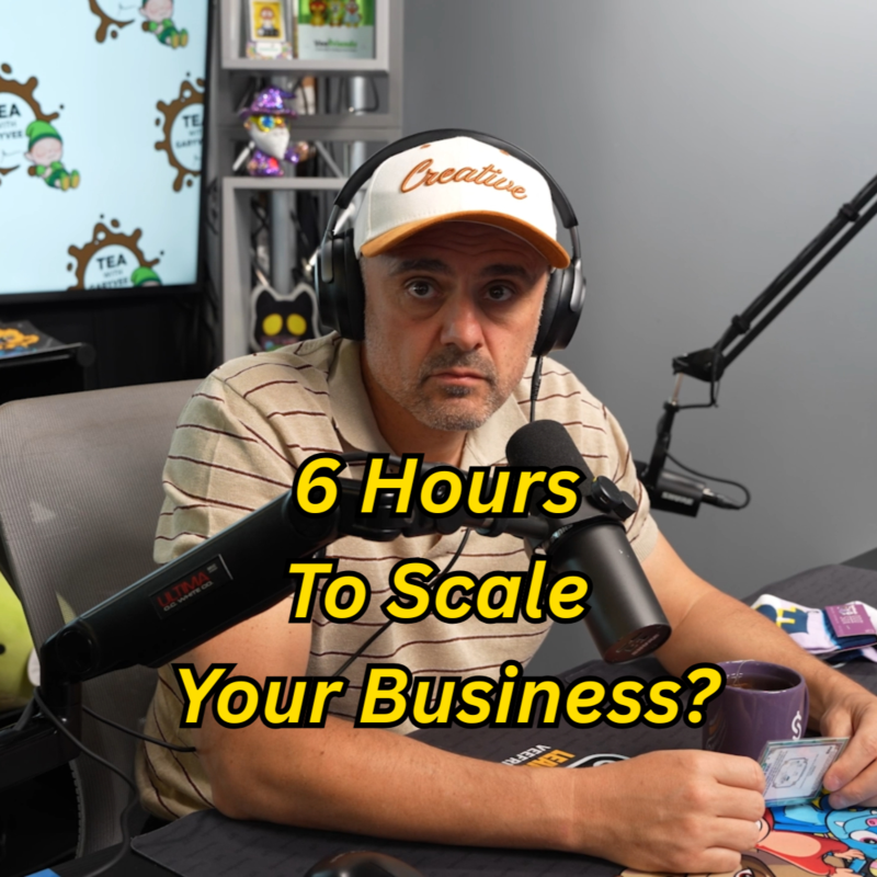 Obrázek epizody How to Scale Your Business In 6 Hours a Day? l Tea with GaryVee Ep. 90