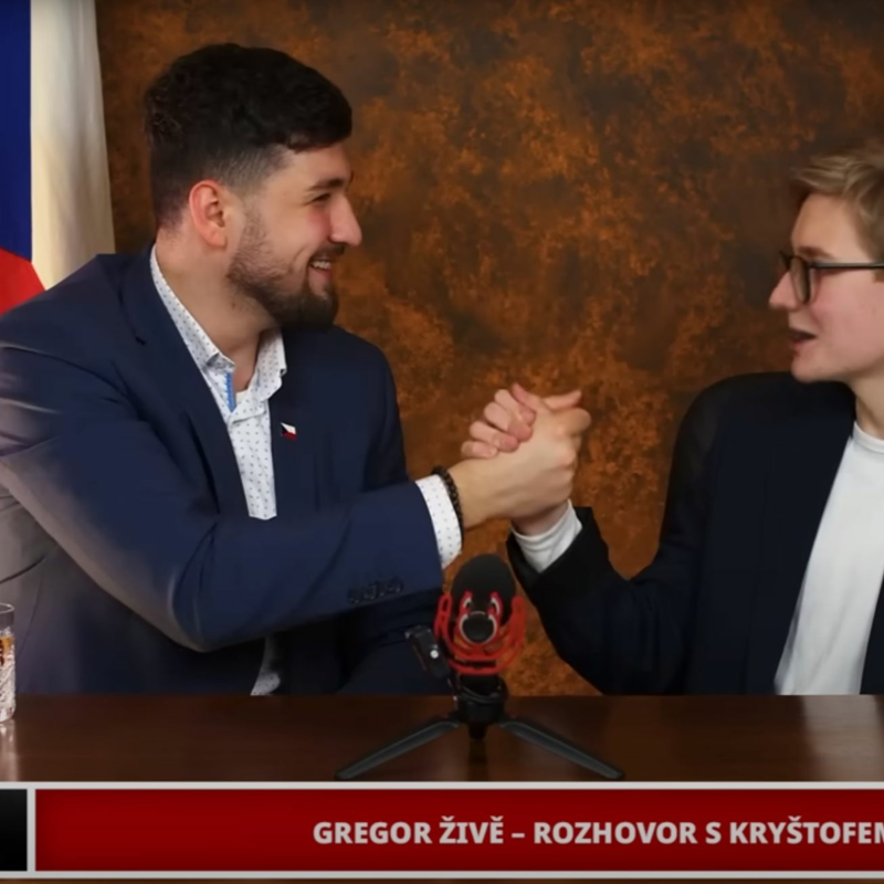 Obrázek epizody Na Gymnáziu Fandili Petru Pavlovi Politika Se Tlačí Do Škol. Kryštof Kuba - Gregor Host #04