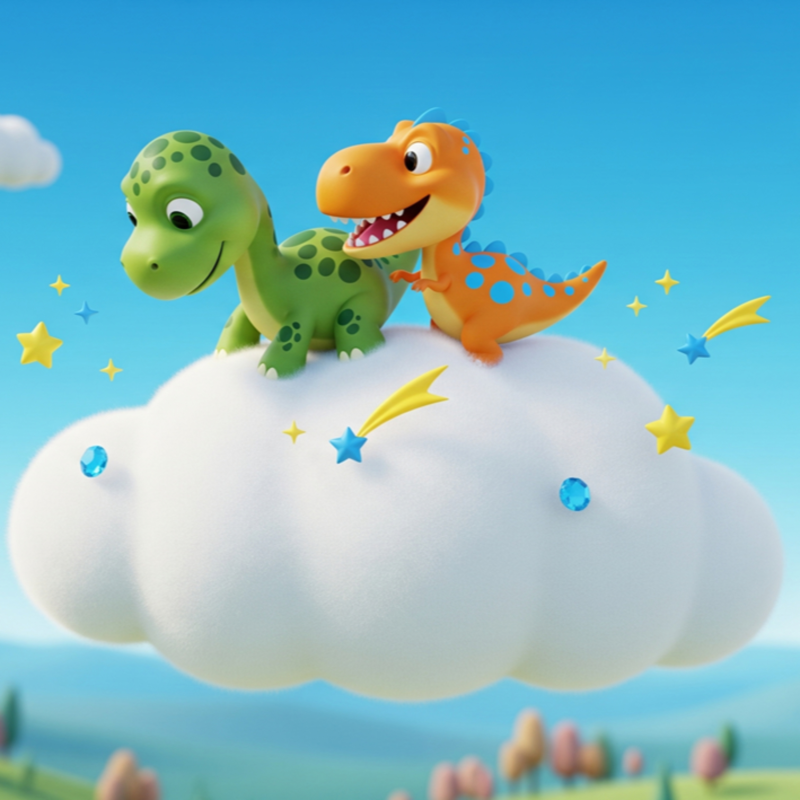 Obrázek epizody #26 Dino dobrodružství: Zázračný den v oblacích! ☁️