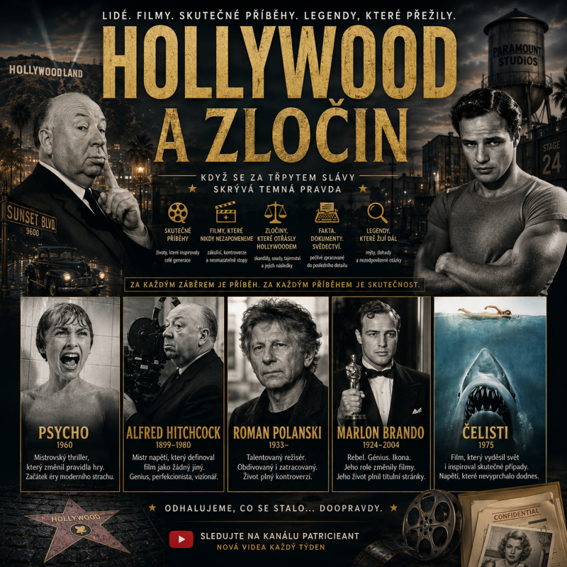 Obrázek epizody Hollywood a zločin | PSYCHO: Děsivé tajemství Anthonyho Perkinse a Normana Batese