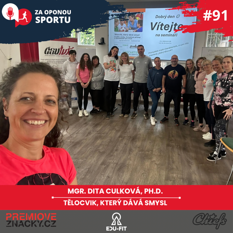 Obrázek epizody Za oponou sportu #91 - Mgr. Dita Culková, Ph.D. - Tělocvik, který dává smysl