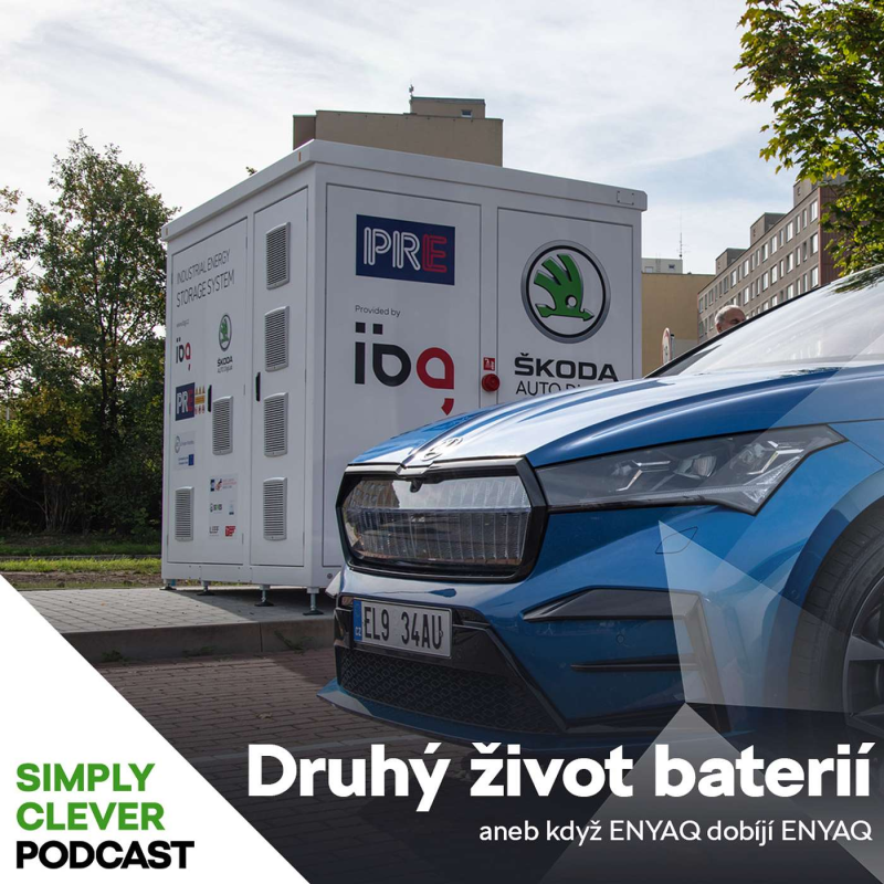 Obrázek epizody Když ENYAQ dobíjí ENYAQ - ŠKODA spustila second life battery úložiště