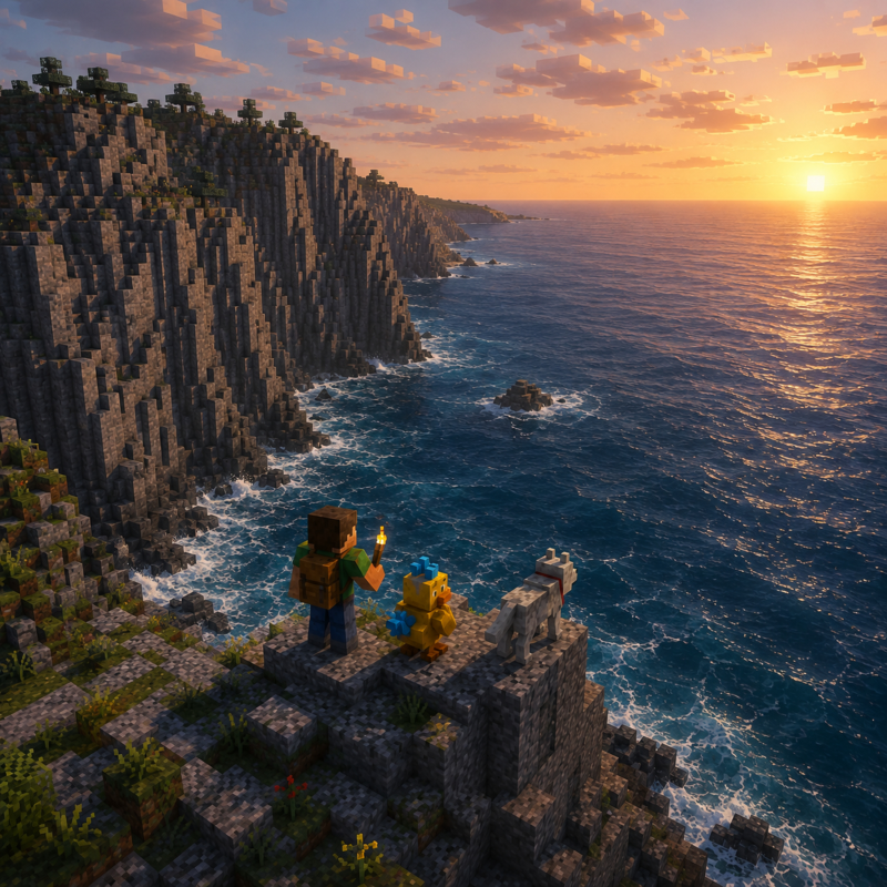 Obrázek epizody Kapitola 85 - Pobřeží, které nemělo cestu | Karlíkovy minecraftické pohádky (Kniha 2)