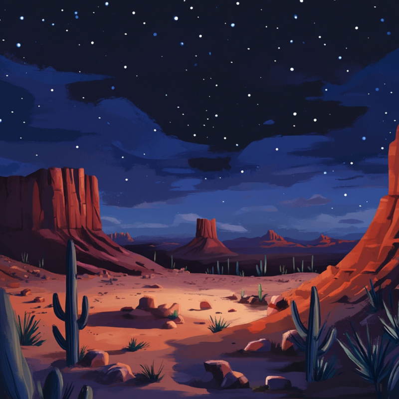 Obrázek epizody Silent Desert Night | Calm Desert Ambience and Deep Sleep Drone
