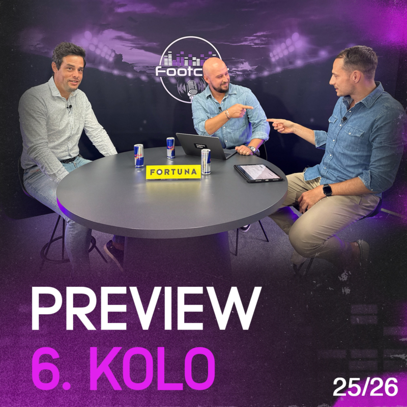 Obrázek epizody Porazí Slavia Pardubice i podesáté? Povinná výhra pro Spartu… | FOOTCAST PREVIEW 6. kolo