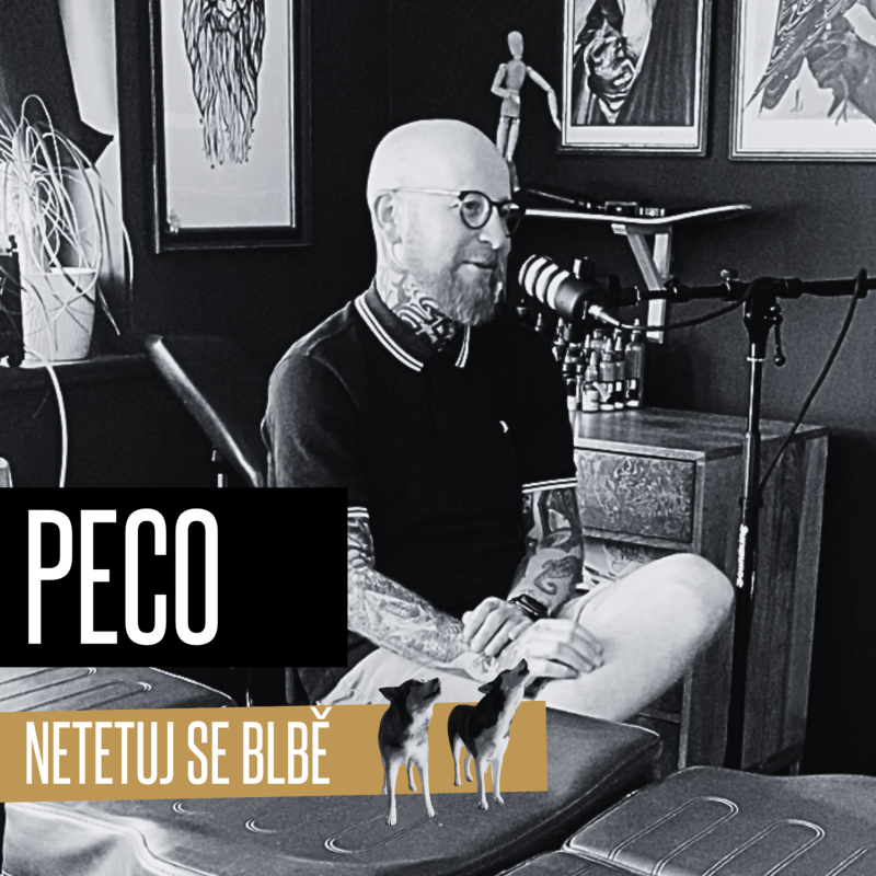 Obrázek epizody #18 🐺 PECO - O příbězích schovaných v tetování, o práci s vizualitou těla, postavení motivu s klientem ale třeba i o vlastní hudební tvorbě