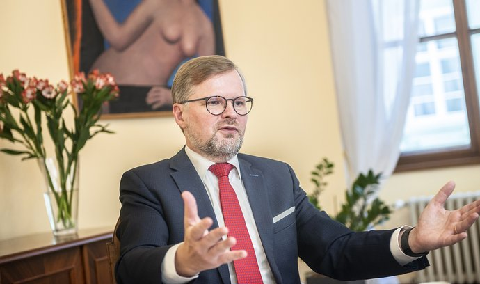 Obrázek epizody V tuto chvíli nejsou žádné informace ani signály o tom, že by naší zemi hrozilo bezprostřední nebezpečí, řekl premiér Fiala /ODS/