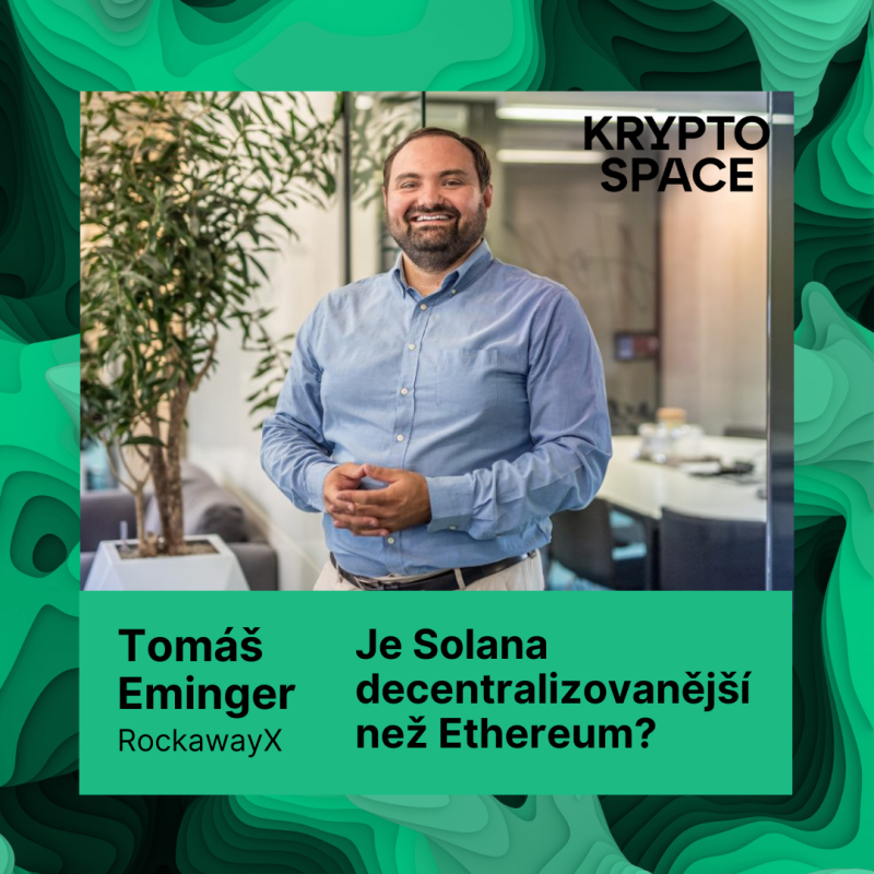 Obrázek epizody Je Solana decentralizovanější než Ethereum? + "nový internet" Double Zero s Tomášem z Rockaway