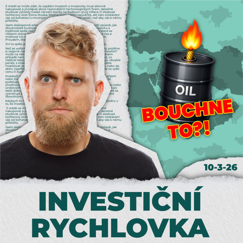 Obrázek epizody Cena ropy roste. Přijde další inflační vlna a recese? 💸 Investiční rychlovka