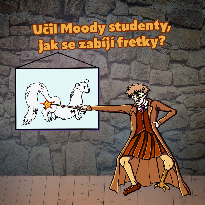 Obrázek epizody Učil Moody studenty, jak se zabíjí fretky? (S4E13-2)