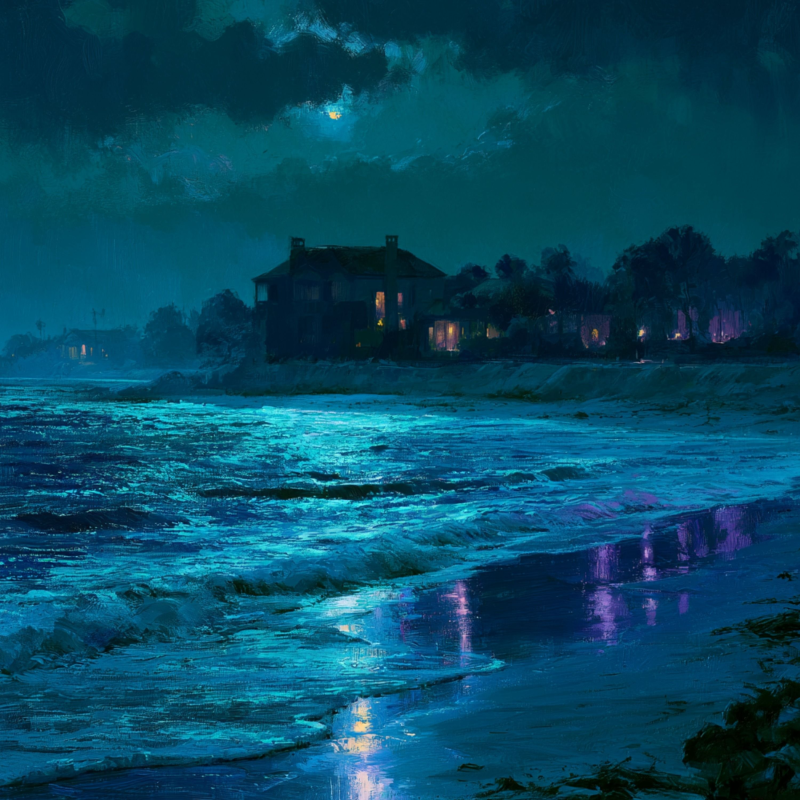 Obrázek epizody Calm Seaside Night | Gentle Waves and Coastal Breeze