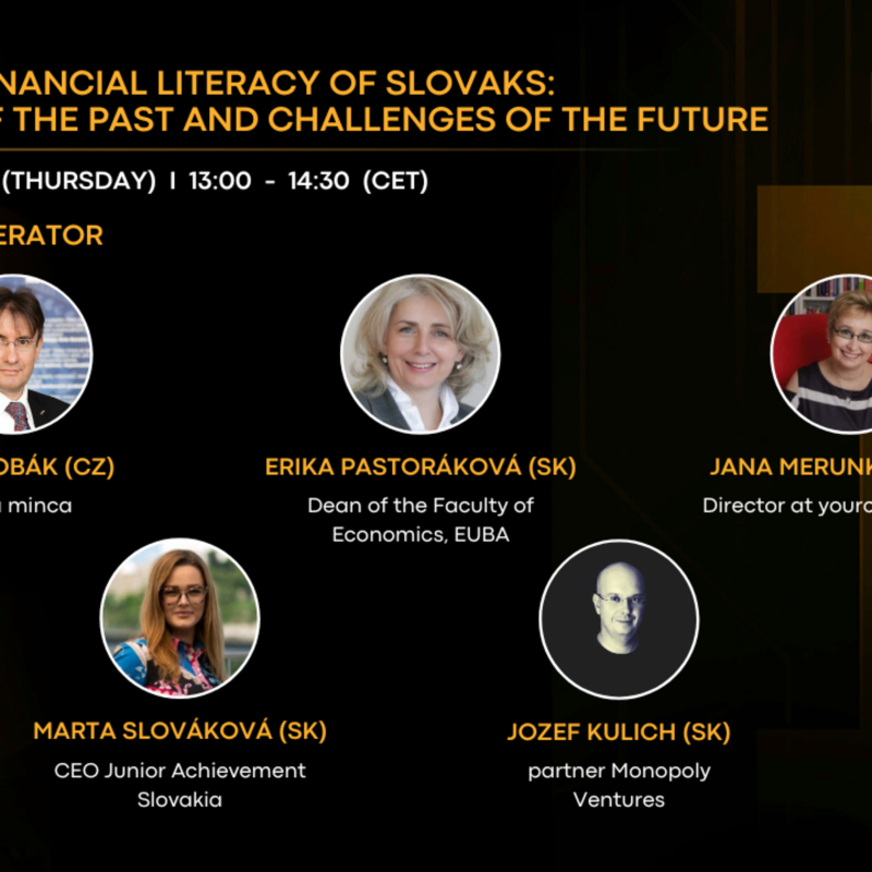 Obrázek epizody Existuje šanca posunúť FINANČNÚ GRAMOTNOSŤ Slovenska smerom k lepšiemu? ➡ 3. deň konferencie FINWEEK