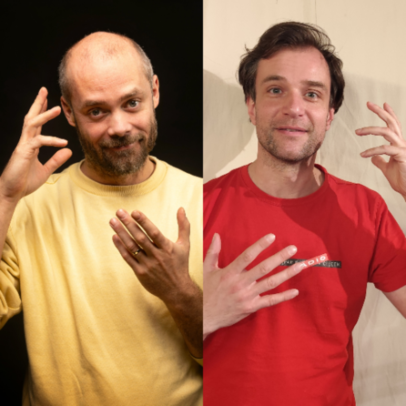 Obrázek epizody Ondra a Jiří Š Hájek (um. šéf Divadla v Řeznické)