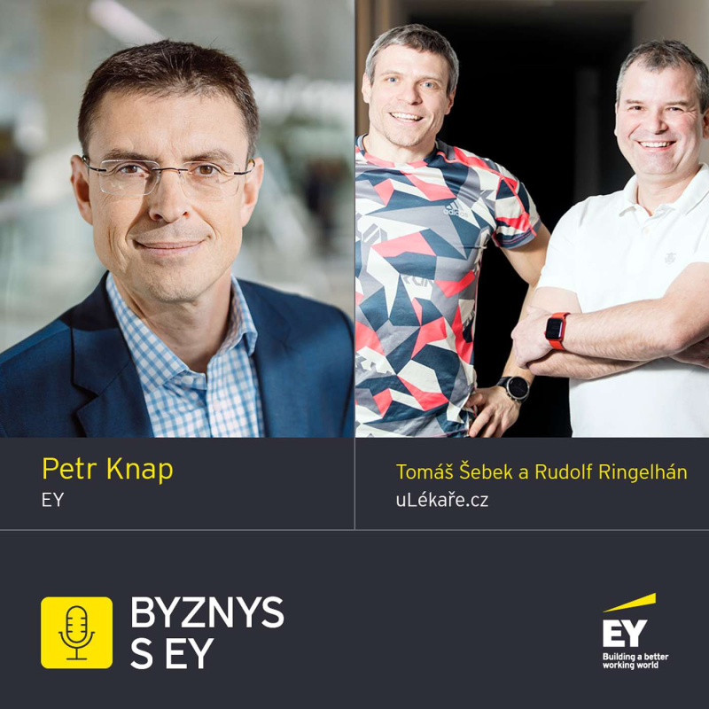 Obrázek epizody Tomáš Šebek a Rudolf Ringelhán (uLékaře.cz): Propojování technologií s medicínou a budování uvědomělé cesty pacienta k vlastnímu zdraví je vize, kterou žijeme.