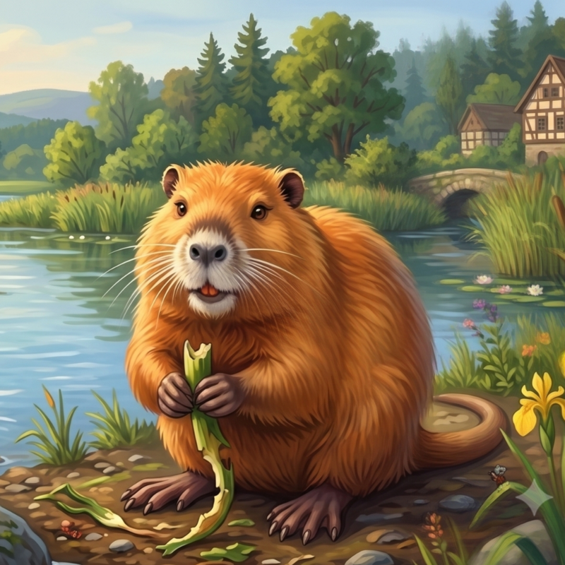 Obrázek epizody 🌿 Nutrie Naya - Audiopohádka pro děti o sebepoznání a porovnávání | Relaxace na dobrou noc | Když dva dělají totéž, není to totéž ✨