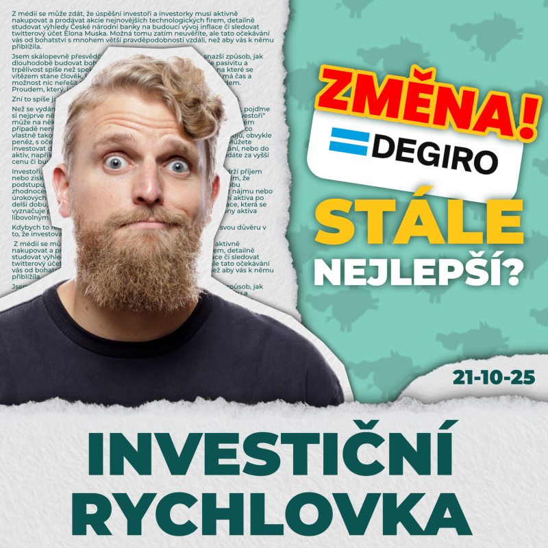 Obrázek epizody DEGIRO (zase) mění podmínky, drahé hypotéky a Strnadovo IPO 💸 IR 21/10/2025