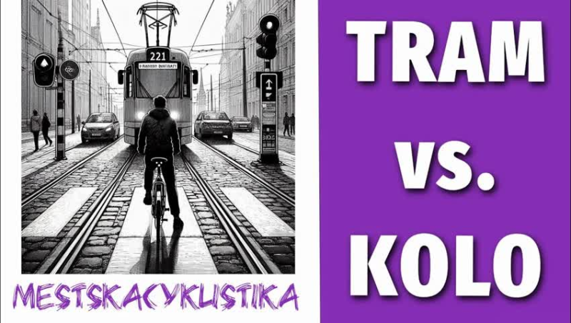 Obrázek epizody Jak bezpečně objet tramvajovou zastávku na kole? 🤔 Jednoduše! 🚲