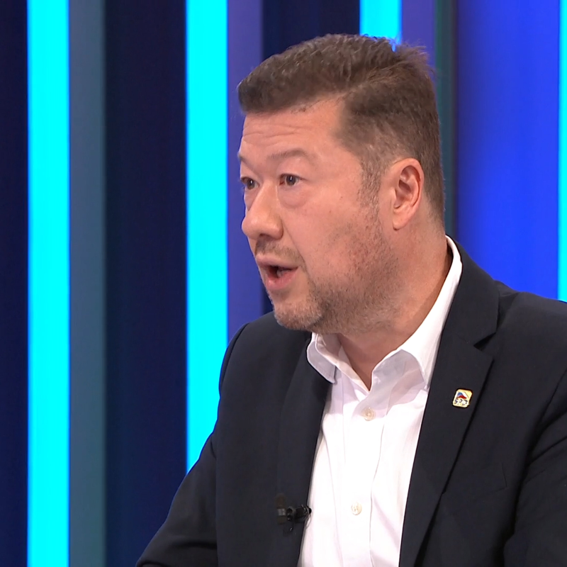 Obrázek epizody Hádka v Partii: SPD chce věšet protivníky, naznačil Výborný. Jste blázen, vzkázal Okamura