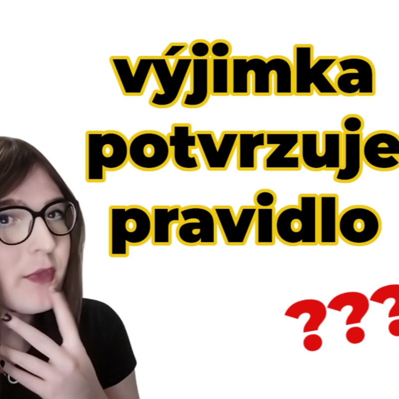 Obrázek epizody Výjimka potvrzuje pravidlo - NEJHORŠÍ rčení... a nebo ne?