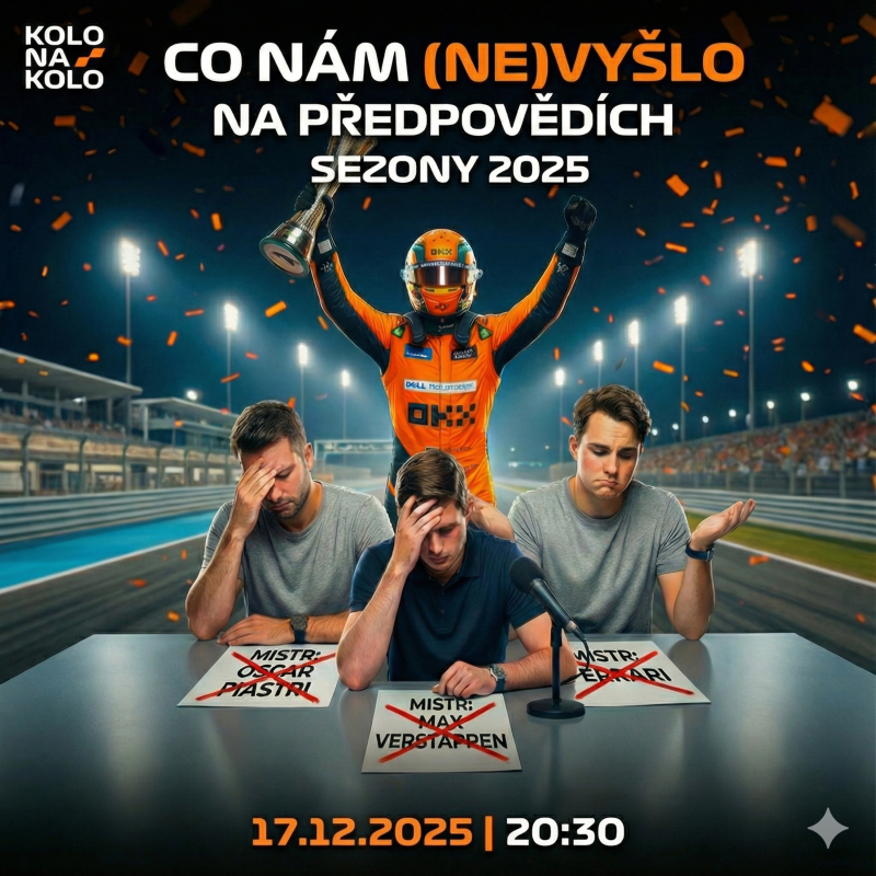 Obrázek epizody KOLO na KOLO: Co nám (ne)vyšlo na předpovědích F1 sezony 2025