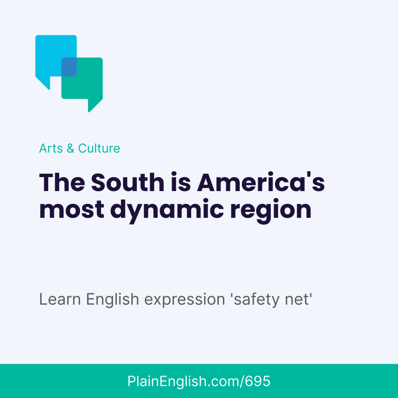 Obrázek epizody America's South is booming (Safety net)