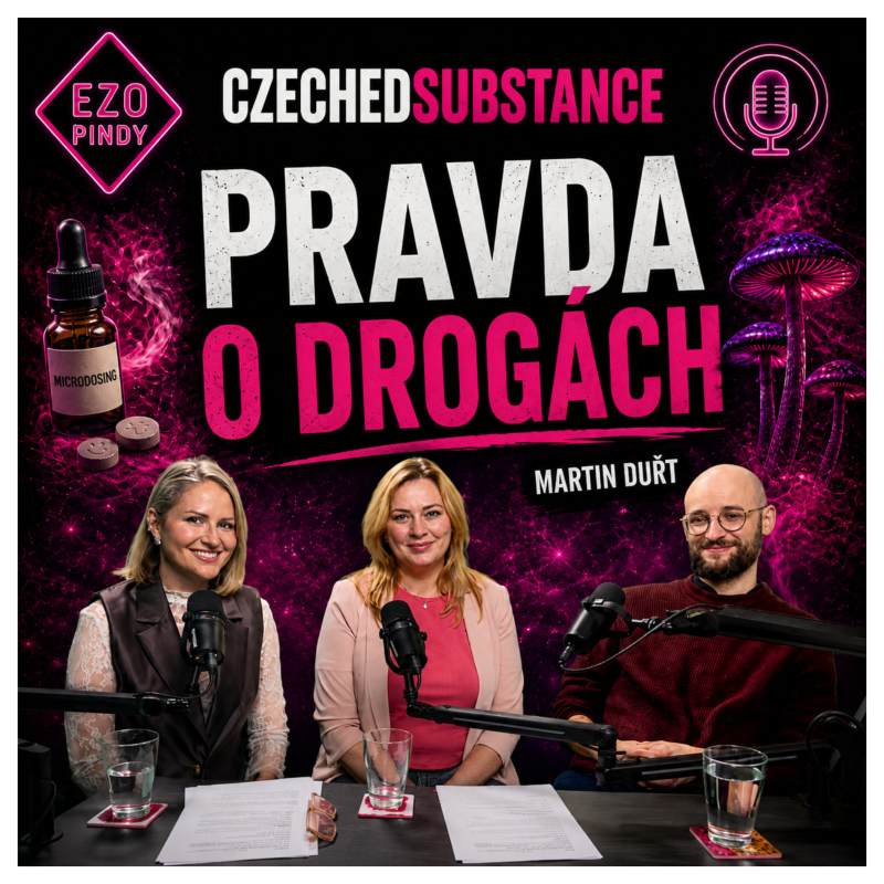 Obrázek epizody EZOPINDY #9 | CZECHED SUBSTANCE | Martin Duřt: „Největší problém není samotná látka, ale to, že lidi nevědí, co berou a co to s nimi dělá.“
