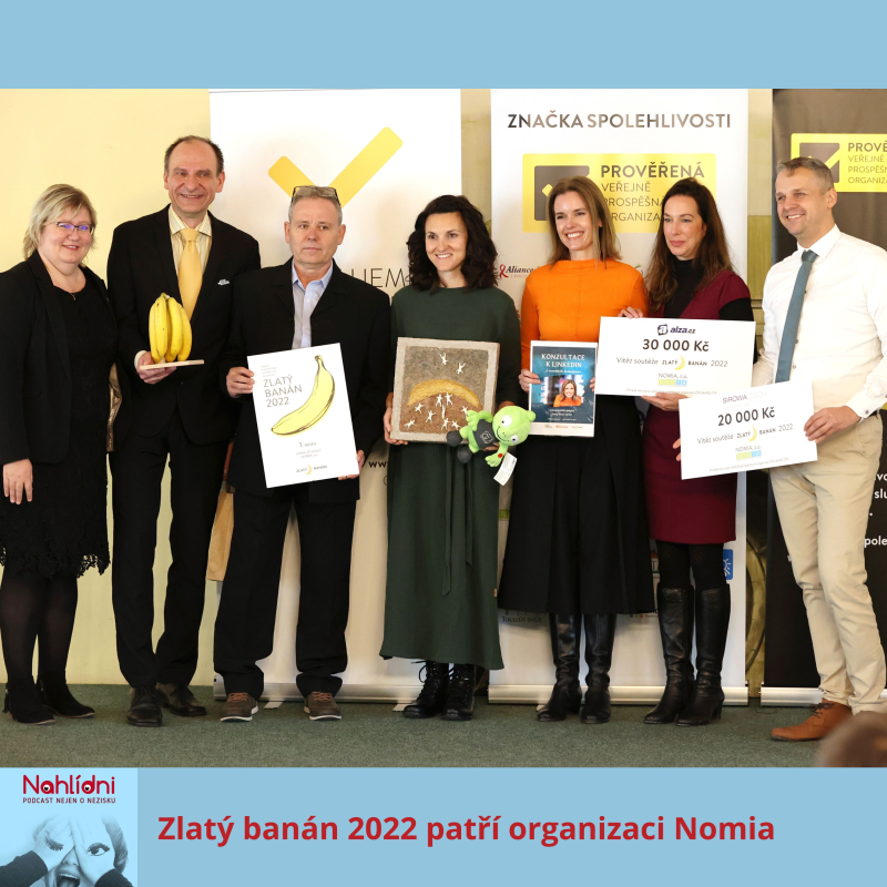 Obrázek epizody Zlatý banán 2022 patří organizaci Nomia