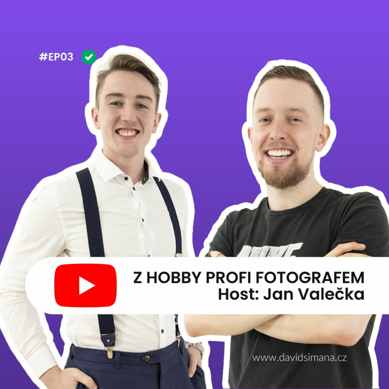 Obrázek epizody #3 Jan Valečka: Z HOBBY PROFESIONÁLNÍM FOTOGRAFEM