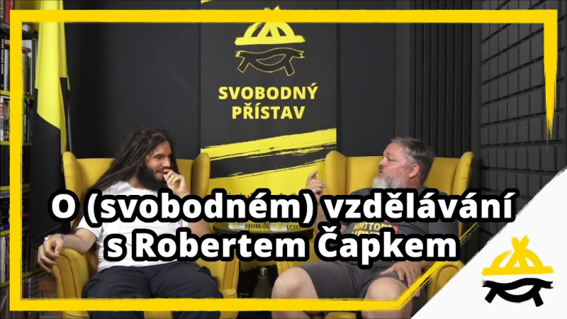 Obrázek epizody Studio Svobodného přístavu: O (svobodném) vzdělávání s Robertem Čapkem