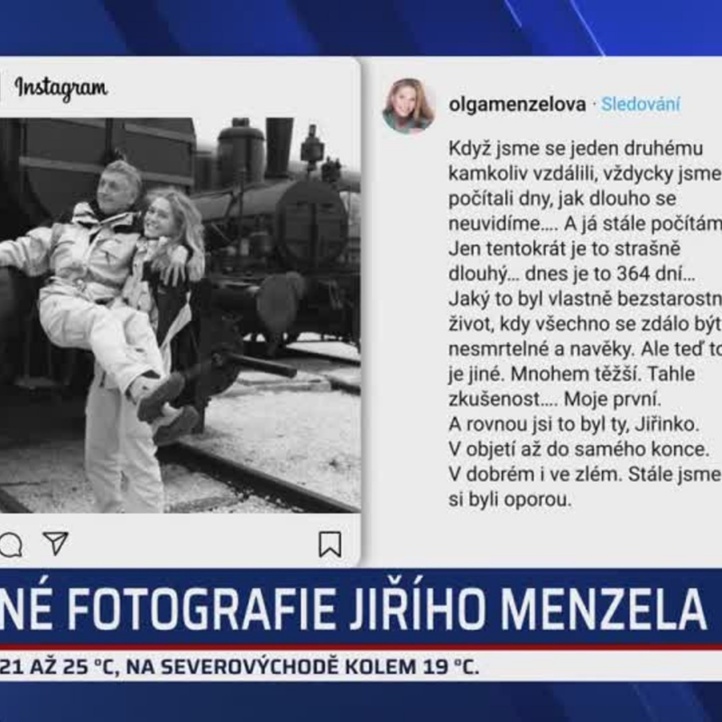 Obrázek epizody Utajované fotografie Jiřího Menzela (zdroj: CNN Prima NEWS)