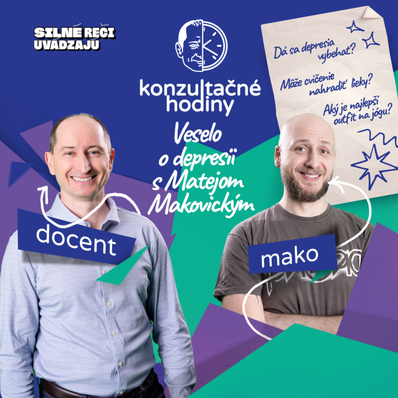 Obrázek epizody Konzultačné Hodiny ep.20 - Veselo o depresii s Matejom Makovickým