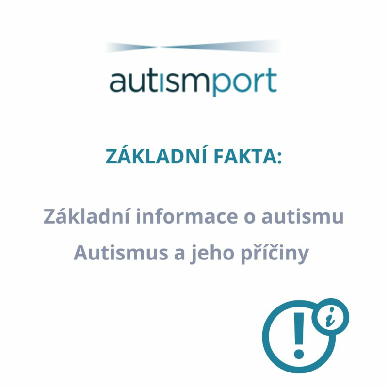 Obrázek epizody Vše o autismu: Základní informace a příčiny