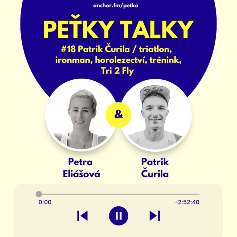 Obrázek epizody #18 Patrik Čurila / triatlon, ironman, horolezectví, trénink, Tri 2 Fly