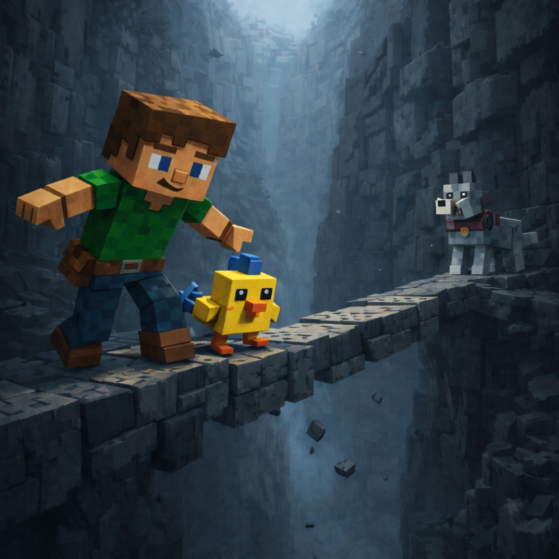 Obrázek epizody Kapitola 60 – Průsmyk, který nepustí | Karlíkovy minecraftické pohádky (Kniha 2)