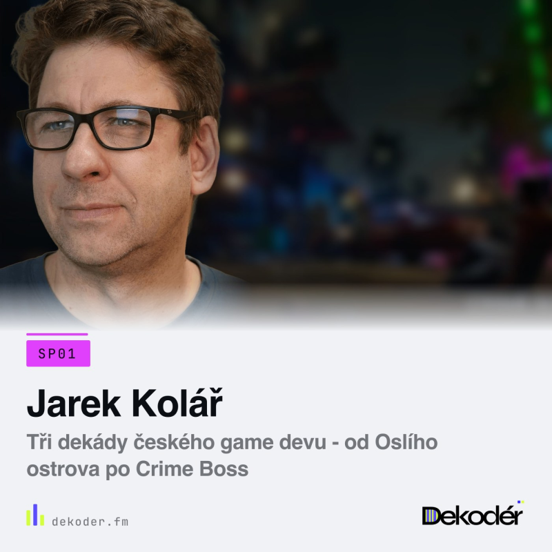 Obrázek epizody Jarek Kolář: Tři dekády českého game devu - od Oslího ostrova po Crime Boss