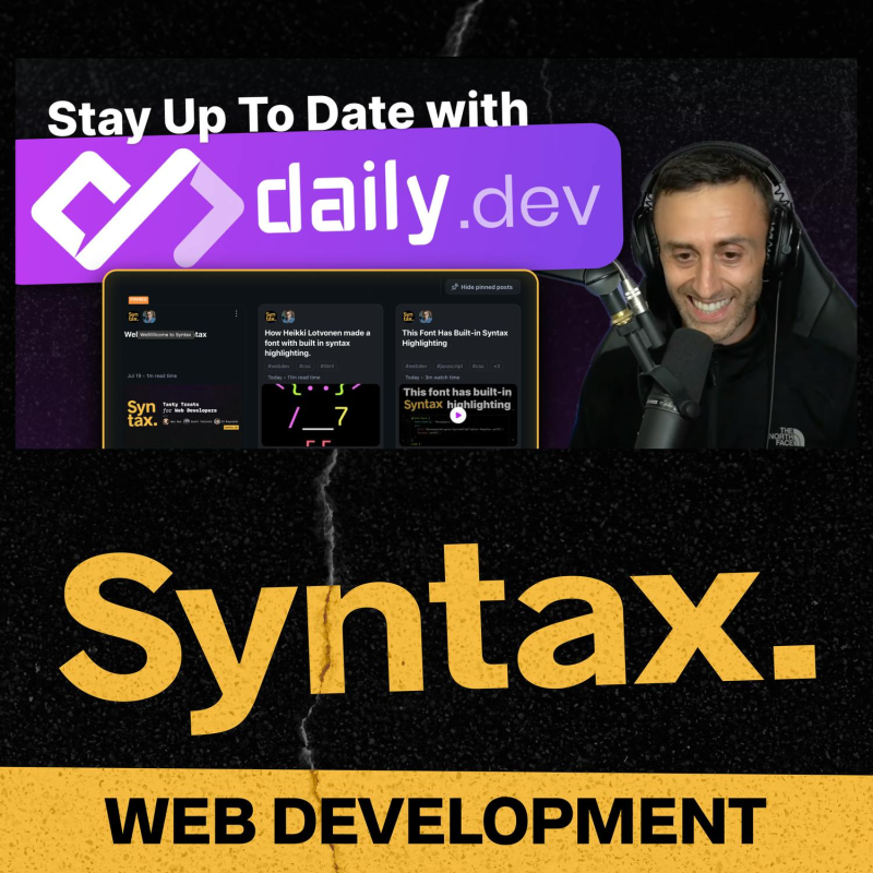 Obrázek epizody 809: How To Stay Up To Date with Daily.dev’s Francesco Ciulla