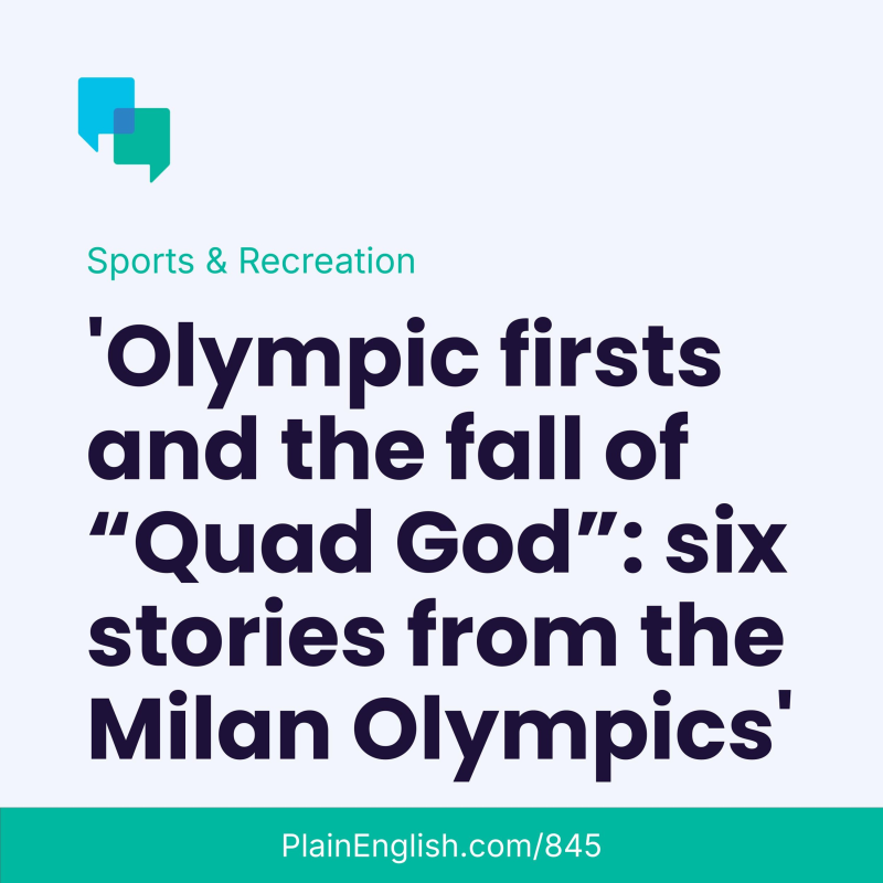 Obrázek epizody Shocks, comebacks, and firsts at the Milan Olympics