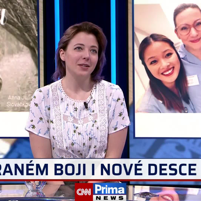 Obrázek epizody Rozhovor s Annou Julií Slováčkovou (zdroj: CNN Prima NEWS)