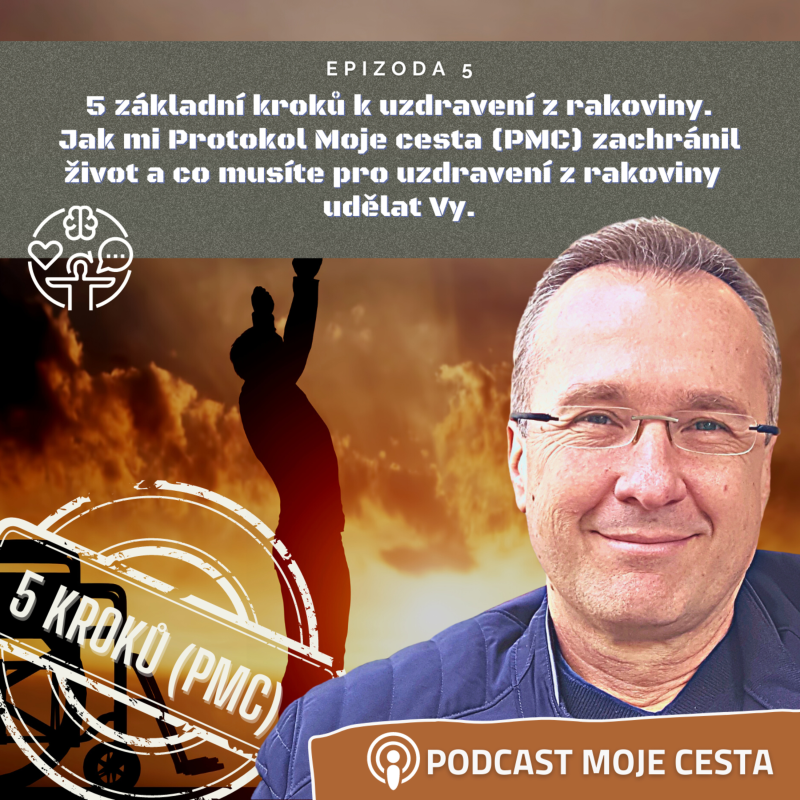 Obrázek epizody Epizoda č.5 - 5 základních kroků k uzdravení z rakoviny aneb jak mi Protokol Moje cesta® zachránil život!