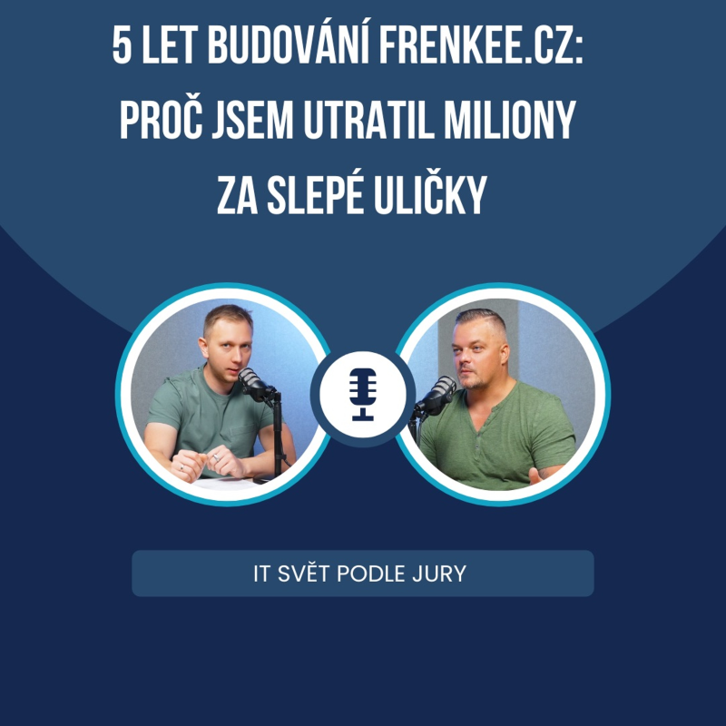 Obrázek epizody 5 let budování Frenkee.cz: Proč jsem utratil miliony za slepé uličky, Jiří Hluchý
