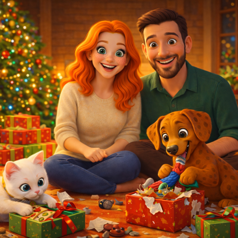 Obrázek epizody Olík a Mína - Vánoce ve čtyřech