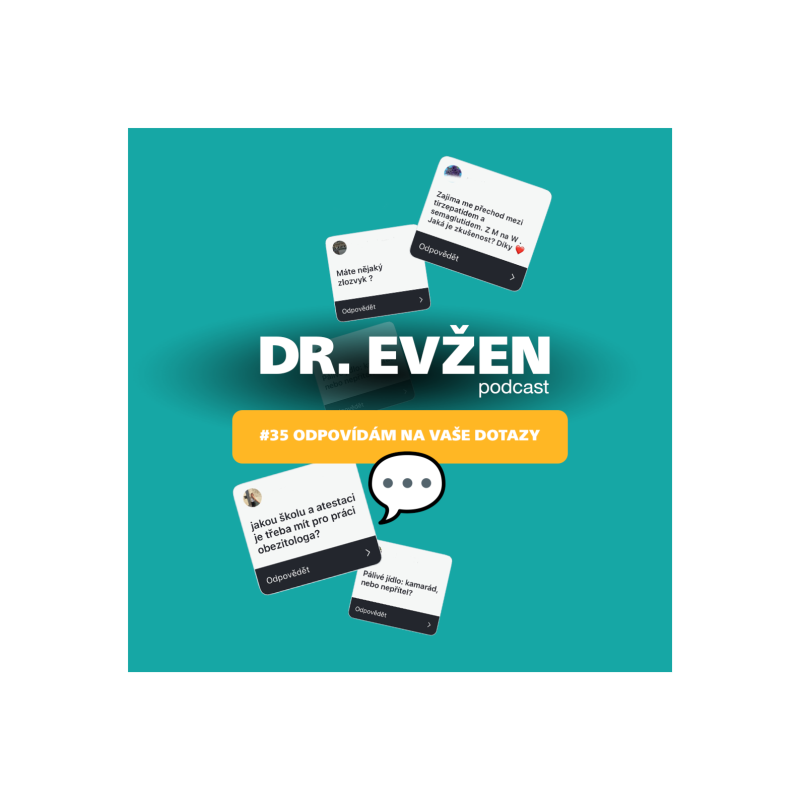 Obrázek epizody Obezita je nemoc - Odpovídám na vaše dotazy 👉🏻 Evžen Machytka