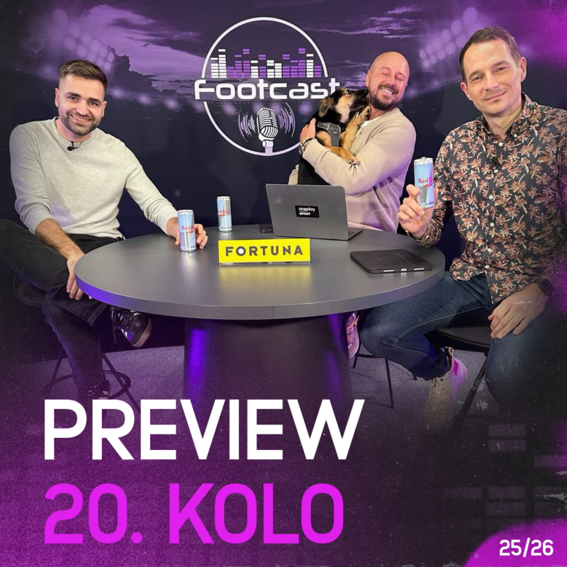 Obrázek epizody Derby v Praze, test připravenosti pro Slavii a Hyského návrat do Karviné | FOOTCAST PREVIEW 20. kolo
